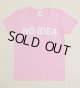 ◆NO iDEA Tシャツ【ピンク】全国送料無料WM・S・Mサイズ