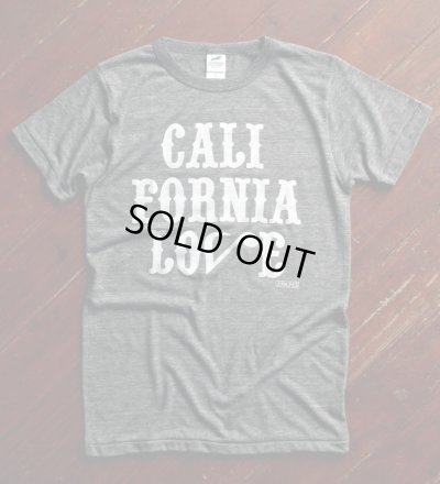 画像1: ◆California Love Tシャツ【ヴィンテージヘザーチャコール】全国送料無料XS・S・M・Lサイズ