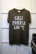 画像6: ◆California Love Tシャツ【ヴィンテージヘザーチャコール】全国送料無料XS・S・M・Lサイズ