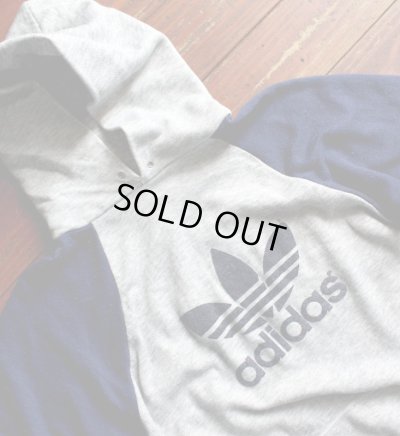 画像5: ◆70sヴィンテージadidasデカロゴ【アメリカ製】スゥエットパーカー