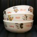 画像1: ◆1960s Disney Childrens Plastic Cereal Bowl 3set【アメリカ製】 (1)