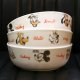 ◆1960s Disney Childrens Plastic Cereal Bowl 3set【アメリカ製】