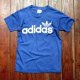 ◆70s adidas【アメリカ製】トレフォイルTee ユースサイズ