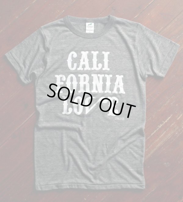 画像1: ◆California Love Tシャツ【ヴィンテージヘザーチャコール】全国送料無料XS・S・M・Lサイズ