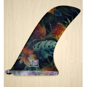 画像: ◆ISLAND FIN DESIGN ブラックALOHA Fin 10” 