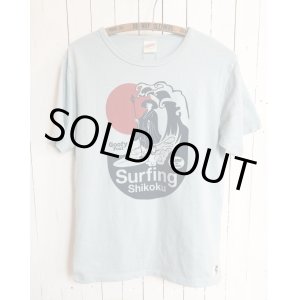 画像:  ◆ Surfing Shikoku TEE (ライトブルー） [M size]