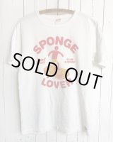 画像:  ◆SPONGE LOVER TEE (ホワイト） [M size]