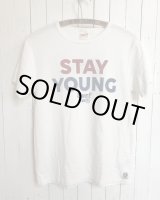 画像:  ◆STAY YOUNG TEE (ホワイト） [L size]