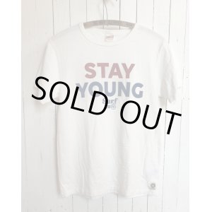 画像:  ◆STAY YOUNG TEE (ホワイト） [L size]