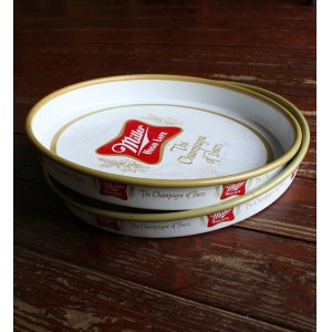 画像: ◆Real VINTAGE Miller Beer Tray【OLD STOCK】2セット