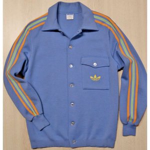 画像:  ◆70sヴィンテージadidas【西ドイツ製】ボタンジャケット