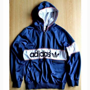 画像: ◆70sヴィンテージadidas【オーストリア製】ハーフジップパーカー