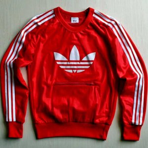 画像: ◆70sヴィンテージadidas【フィンランド】デカロゴ クルーネック