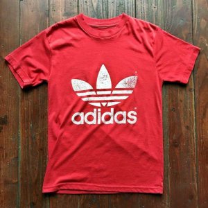 画像: ◆70s adidas【アメリカ製】トレフォイルTee Lサイズ