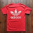 画像2: ◆70s adidas【アメリカ製】トレフォイルTee Lサイズ