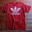 画像1: ◆70s adidas【アメリカ製】トレフォイルTee Lサイズ