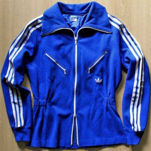 画像: ◆70sヴィンテージadidas【美品】収納フード付きJogTop