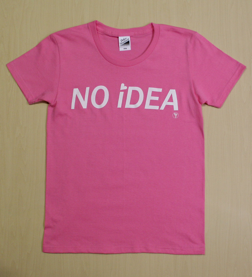 画像: ◆NO iDEA Tシャツ【ヘザーグレー】全国送料無料XS・S・M・Lサイズ