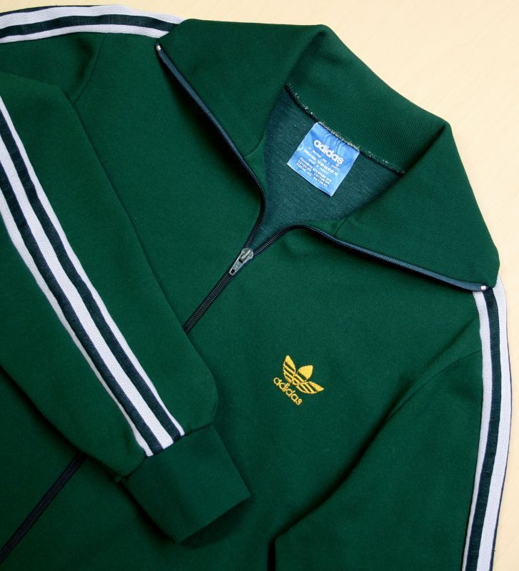 画像: ◆70sヴィンテージadidasフランス製【GREEN】金ロゴ