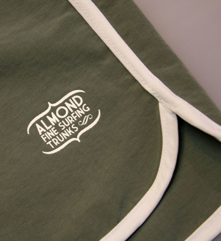 画像2:  ◆ALMOND surf trunks カーキ