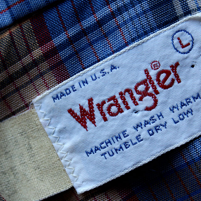 画像3: ◆Wrangler【アメリカ製】チェックシャツ