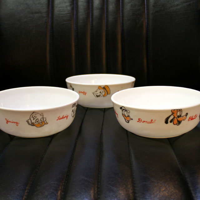 画像2: ◆1960s Disney Childrens Plastic Cereal Bowl 3set【アメリカ製】