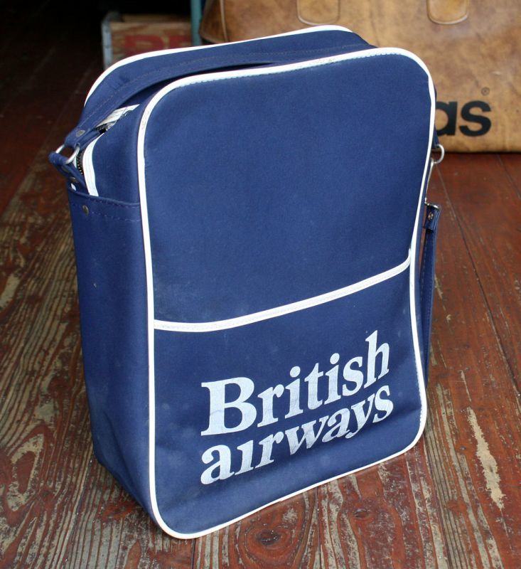 ◇70sヴィンテージ British airways エアラインバッグ - Vanves