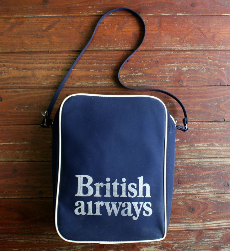 ◇70sヴィンテージ British airways エアラインバッグ - Vanves