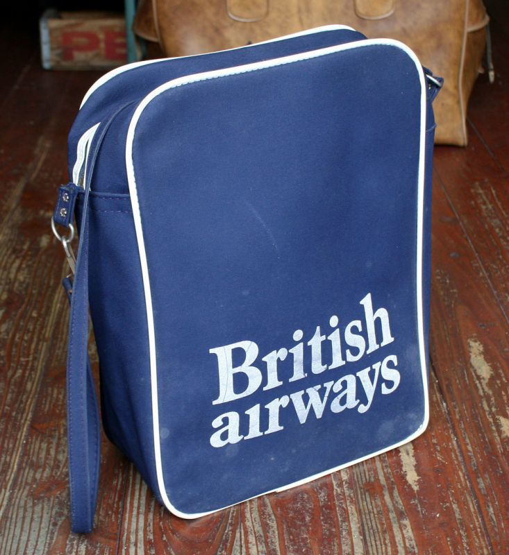 ◇70sヴィンテージ British airways エアラインバッグ - Vanves