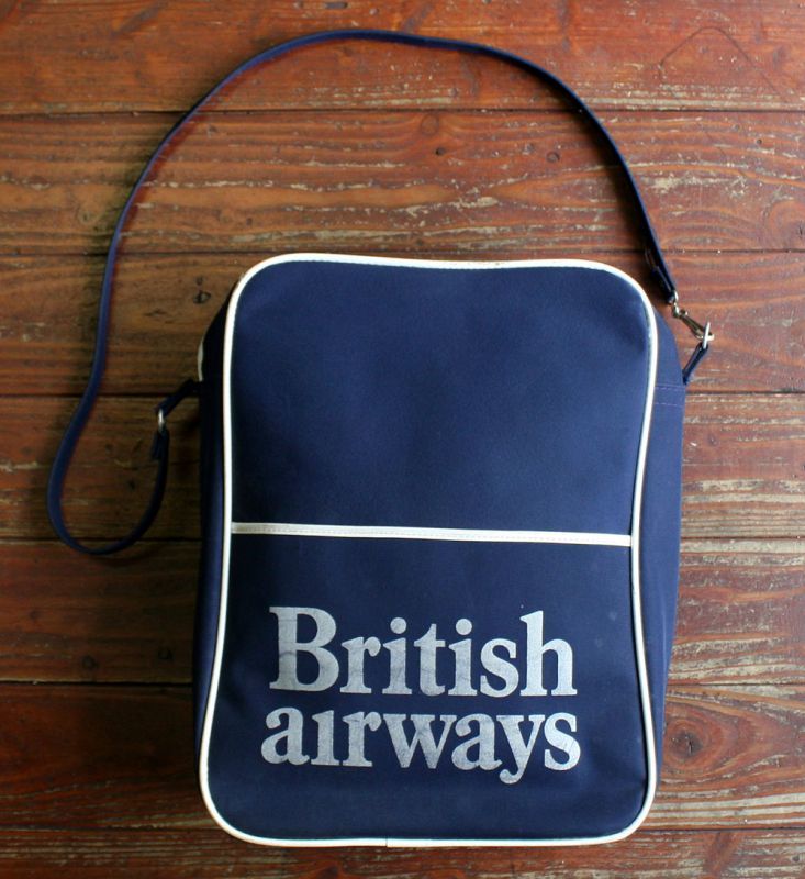 画像1: ◆70sヴィンテージ British airways エアラインバッグ