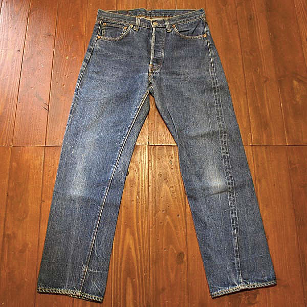 画像1: ◆ヴィンテージLEVIS66中期501【アメリカ製】76×71インチ