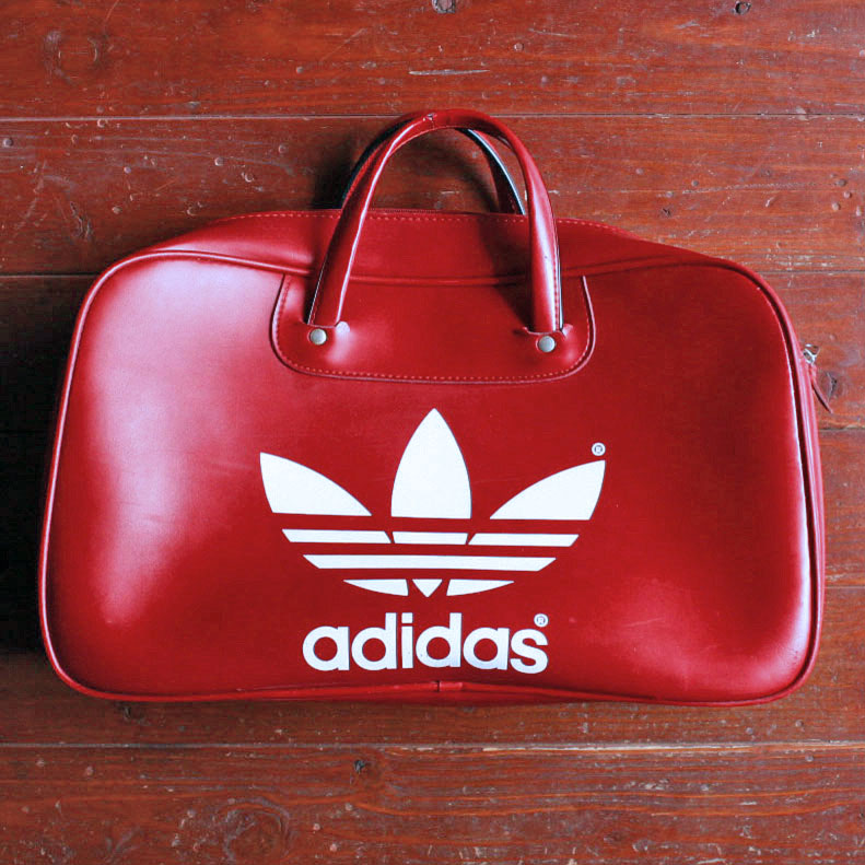 画像1: ◆70sヴィンテージadidas【PETER BLACK社】UK製 GYM BAG