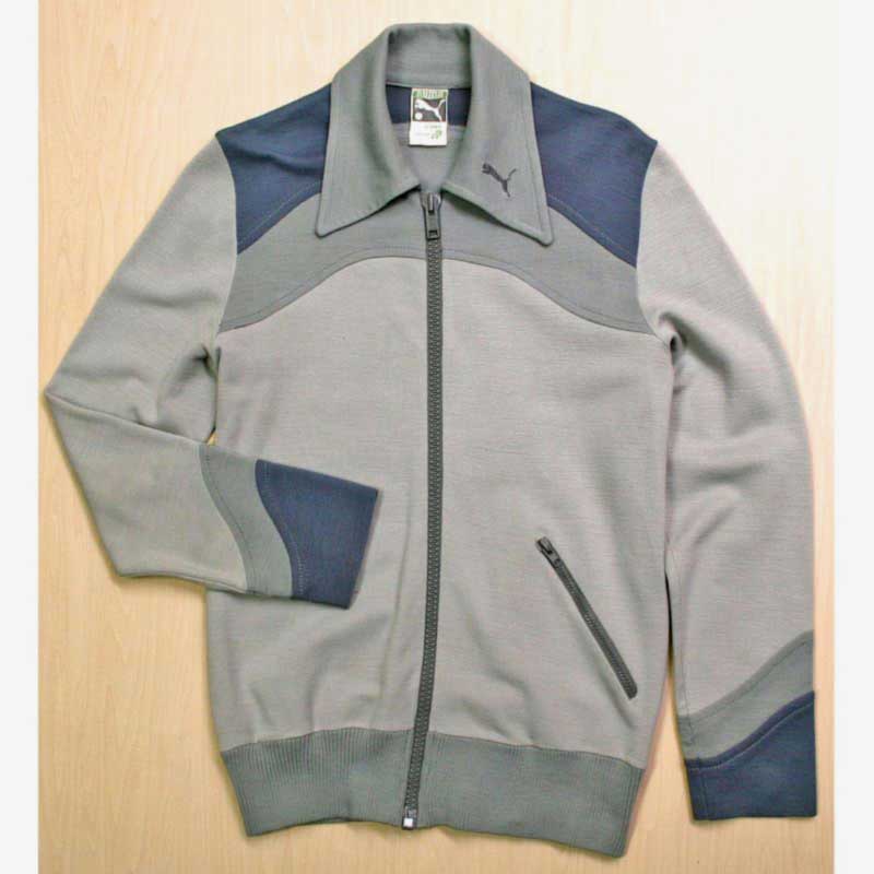 画像1: ◆70sヴィンテージPUMA目つき【西ドイツ製】ニットジャケット