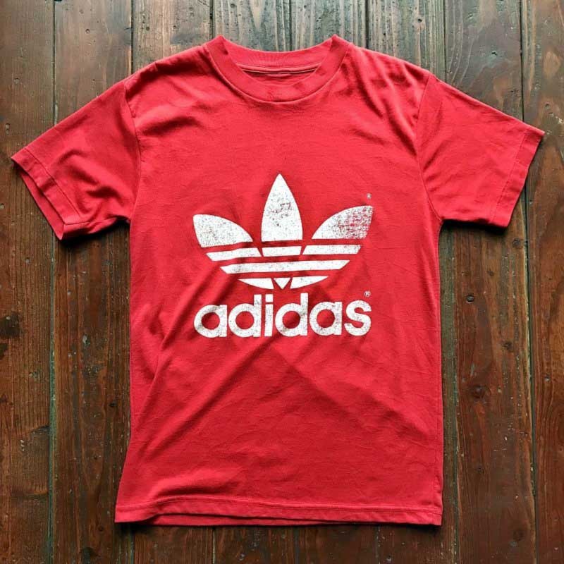 画像1: ◆70s adidas【アメリカ製】トレフォイルTee Lサイズ