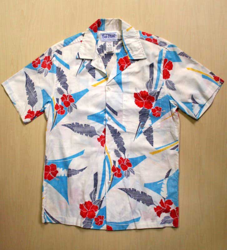 画像1: ◆Vintage アロハシャツ【made in HAWAII】 Mサイズ