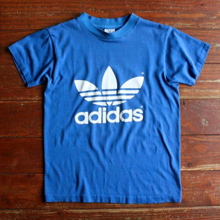 画像1: ◆70s adidas【アメリカ製】トレフォイルTee ユースサイズ