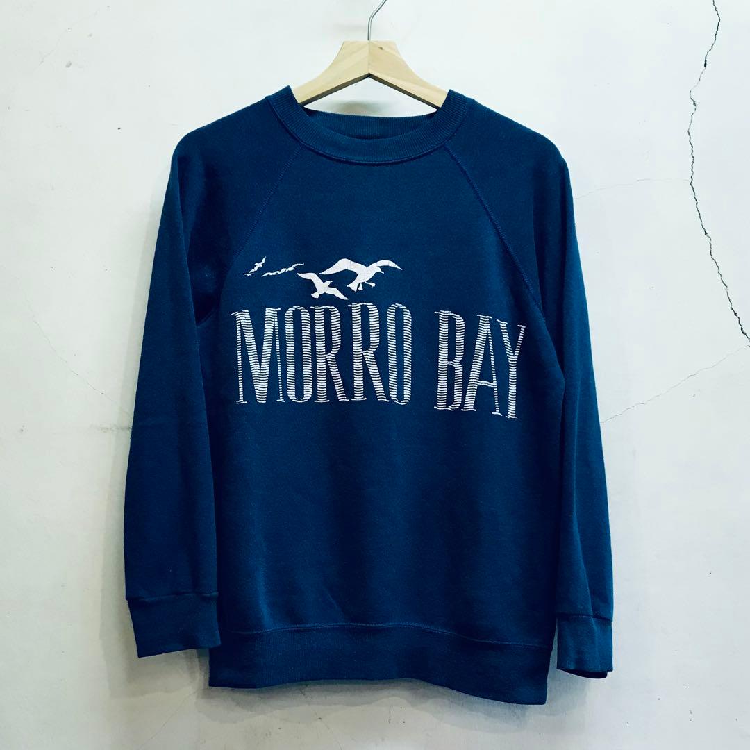 画像1: ◆ヴィンテージBASSET-WALKER 1980年代アメリカ製クルーネック