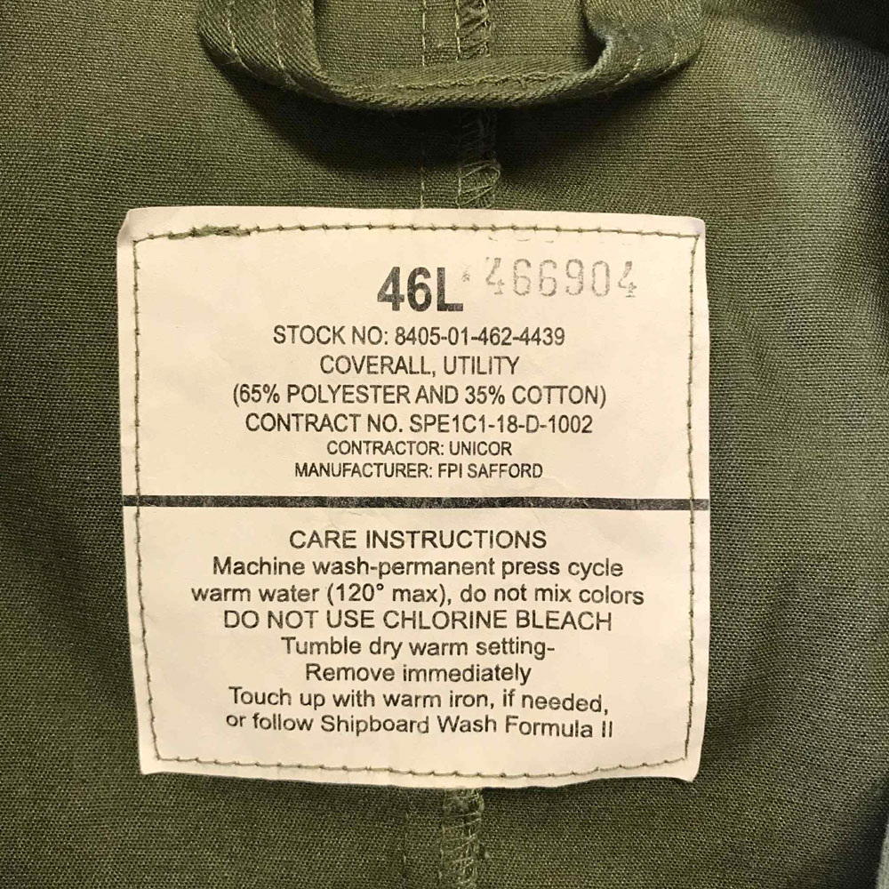 画像3: ◆US NAVY COVERALL【デッドストック】ジャンプスーツ 軍物 